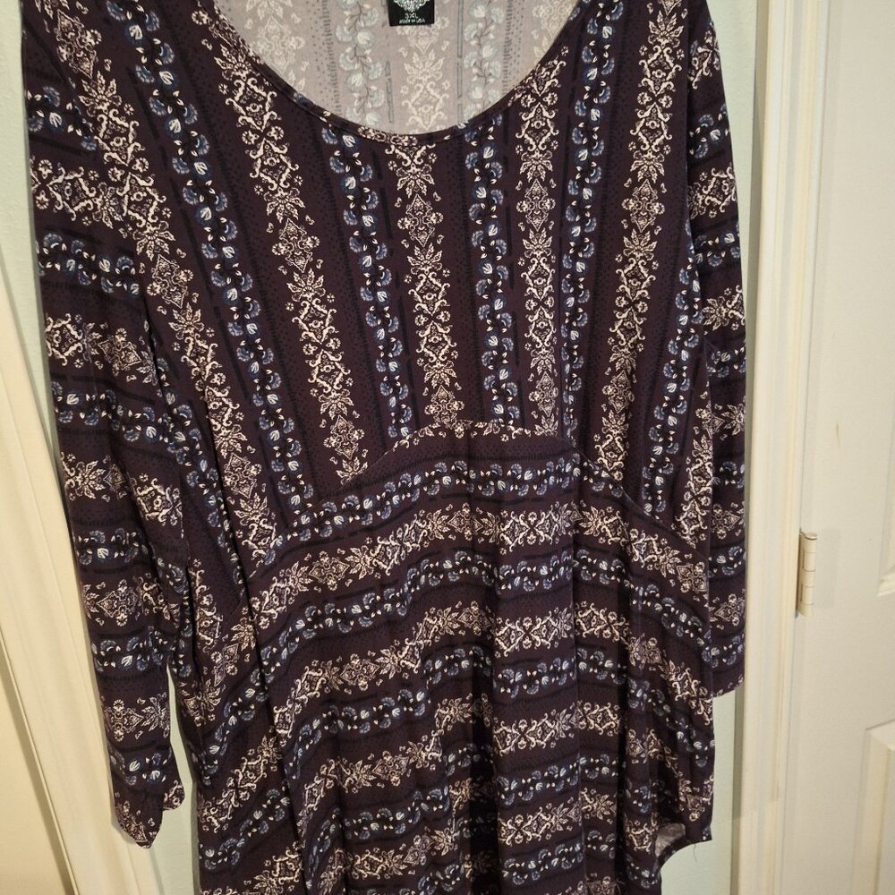 Calstyle Plus Size Blouse/Tunic - 3X